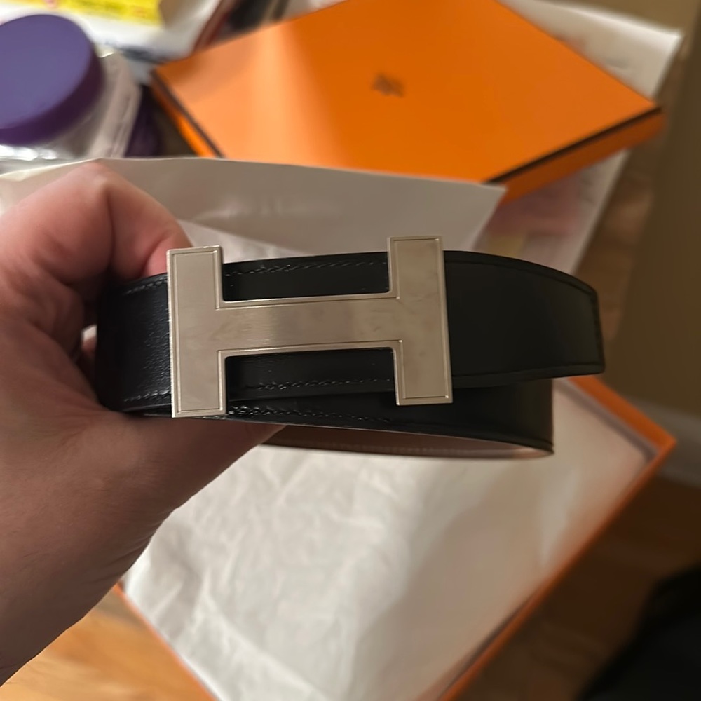 This is a size 95 in Hermes which translates to a size 36 in regular belt size